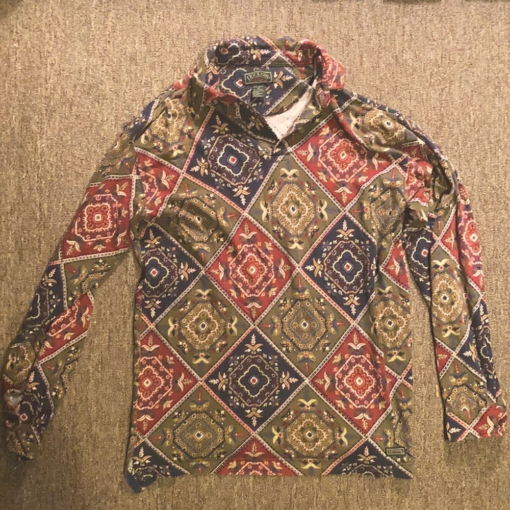 70s style dockers long sleeve